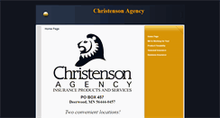 Desktop Screenshot of christensonagency.com