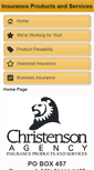 Mobile Screenshot of christensonagency.com